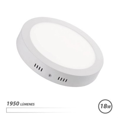 DOWNLIGHT CIRCULAR SOBRE PARED LED 18W 1950LM LUZ BLANCA ELBAT