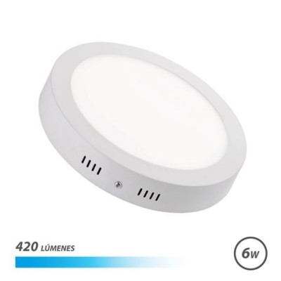 DOWNLIGHT CIRCULAR SOBRE PARED LED 6W LUZ FRIA ELBAT