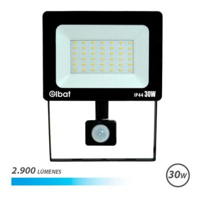 FOCO LED SERIE SLIM 30W CON SENSOR | 2900LM | 6500K ELBAT