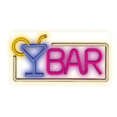 LAMPARA DECORATIVA NEON LED BAR FOREVER