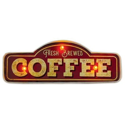 LAMPARA DECORATIVA NEON LED RETRO COFFE FOREVER