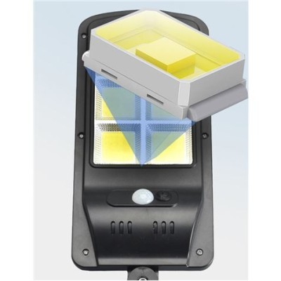 FAROLA LED COB SOLAR 4500LM + SENSOR + MANDO ELBAT