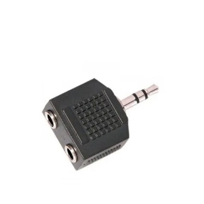 ADAPTADOR STEREO MINI JACK A 2 MINI JACK HEMBRAS CROMAD