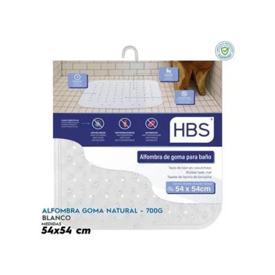 ALFOMBRA GOMA NATURAL - 700G BLANCO HBS