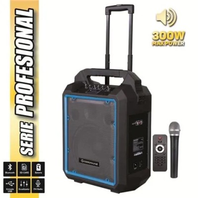 ALTAVOZ AUTOAMPLIFICADO PRO300 10 300W CON BATERIA + MICRO SERIE PRO COOLS