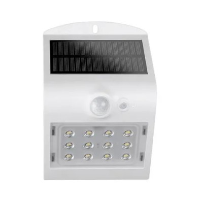 APLIQUE LED SOLAR 1.5W 220LM DOBLE ILUMINACIÓN BLANCO ELBAT