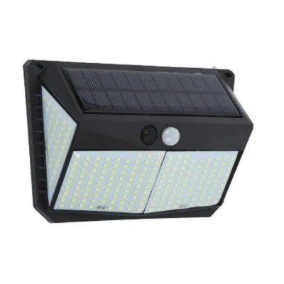 APLIQUE LED SOLAR 250LM ILUMINACIÓN 3 CARAS NEGRO ELBAT