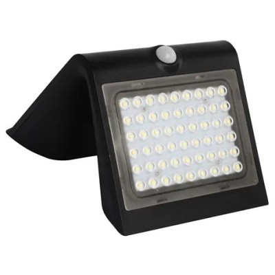 APLIQUE LED SOLAR 4W 500LM DOBLE ILUMINACIÓN NEGRO ELBAT