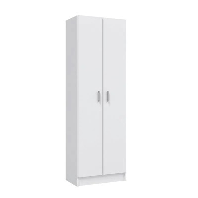 ARMARIO MULTIUSOS 2P 180X59X37CM BLANCO MOMI