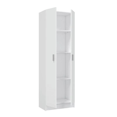 ARMARIO MULTIUSOS 2P 180X59X37CM BLANCO MOMI