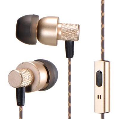 AURICULARES SERIE METAL COLOR ORO VOLTEN