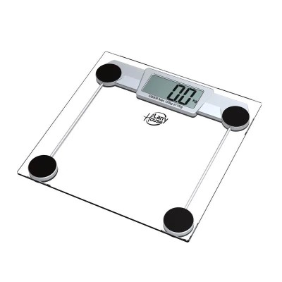 BÁSCULA DE BAÑO DIGITAL 150 KG VIDRIO TEMPLADO LARRYHOUSE