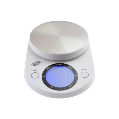 BÃSCULA DE COCINA DIGITAL 5 KGS CON PLATAFORMA ACERO INOXIDABLE LARRYHOUSE