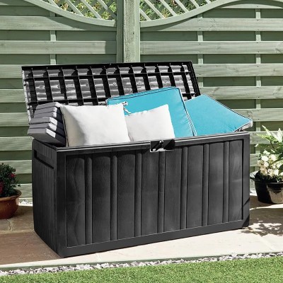 BAÃL PLÃSTICO NEGRO DONNA GARDEN 270 LITROS - 117X45.5X57.5 CM