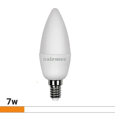 BOMBILLA LED 7W C37 E14 LUZ CALIDA-BLANCA-FRÃA AIRMEC