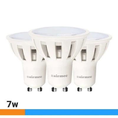 BOMBILLA LED PACK 3 GU10 7W LUZ FRÍA AIRMEC