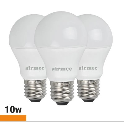 BOMBILLAS LED PACK 3 10W A60 E27 LUZ BLANCA AIRMEC