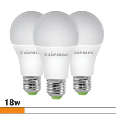 BOMBILLAS LED PACK 3 18W A75 E27 LUZ BLANCA AIRMEC