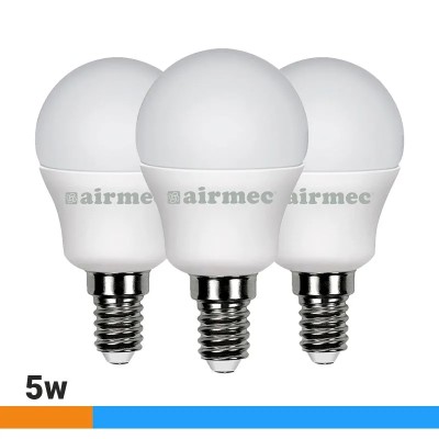 BOMBILLAS LED PACK 3 5W G45 E14 LUZ FRÍA AIRMEC