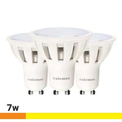 BOMBILLAS LED PACK 3 GU10 7W LUZ CÃLIDA AIRMEC