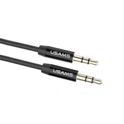 CABLE AUDIO AUXILIAR 1.0M NEGRO USAMS