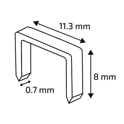 CAJA DE GRAPAS PAMACON 8 MM