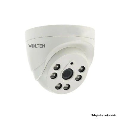 CÁMARA SEGURIDAD AHD CCTV TIPO DOMO 2MP FULL HD PLÁSTICA VOLTEN