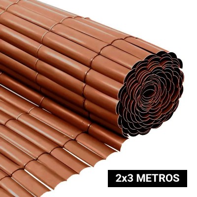 CAÃIZO PLÃSTICO MARRON SIMPLE CARA 2X3 DONNA GARDEN