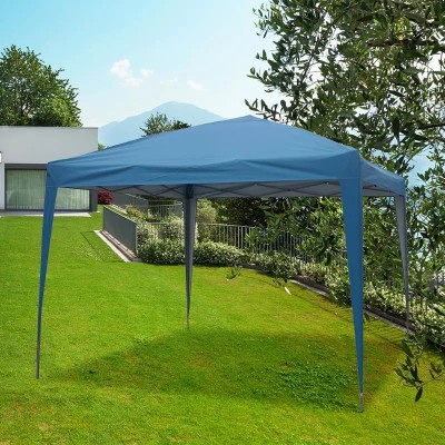 CARPA PLEGABLE ACERO 3X3 METROS AZUL DONNA GARDEN