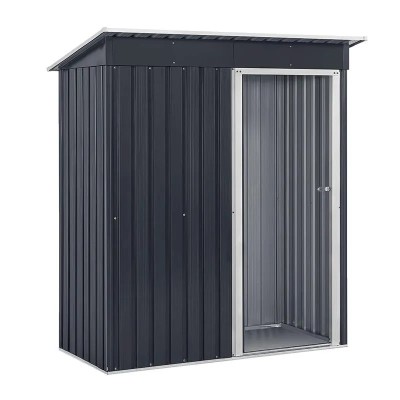 CASETA DE METAL PUERTA CORREDERA ANTRACITA AIRMEC 89x163x182 CM (1.5M2)