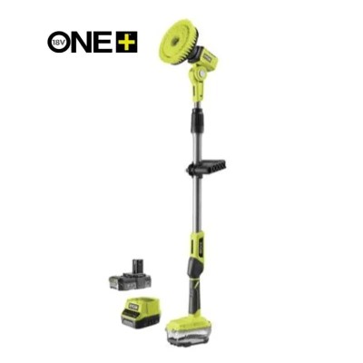 CEPILLO ROTATIVO 18V DE LIMPIEZA TELESCOPICO + ONE+â¢ RYOBI (1X 2.0AH)