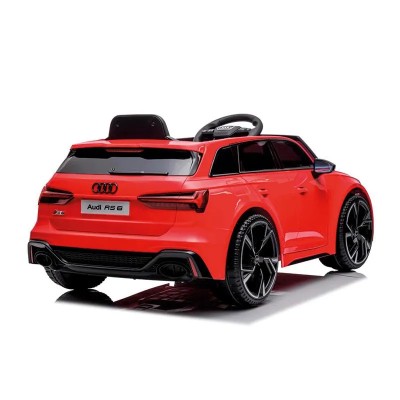 COCHE BATERIA AUDI RS 6 ROJO