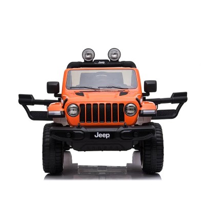 COCHE BATERIA JEEP WRANGLER RUBICON NARANJA