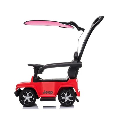 COCHE BATERIA PARA PASEAR BEBES JEEP WANGLER RUBICON ROJO