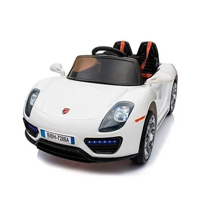 COCHE BATERIA PORSCHE BLANCO