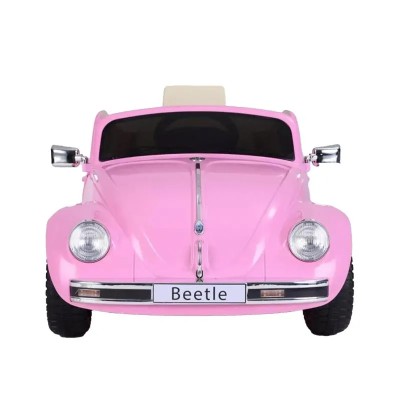 COCHE BATERIA VW BEETLE ROSA