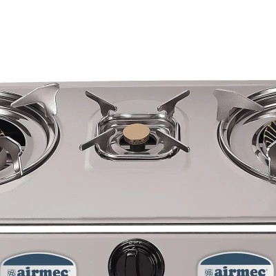 COCINA GAS 3 FUEGOS INOX AIRMEC