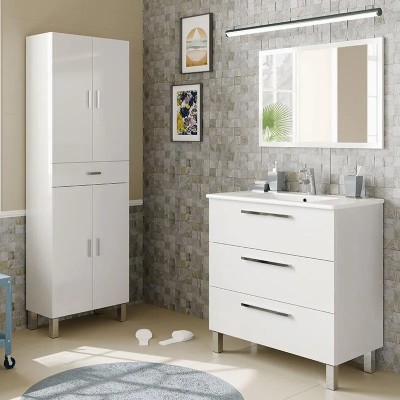 COLUMNA DE BAÃO ARUBA BLANCO BRILLO 182X60X29CM BENOTTI