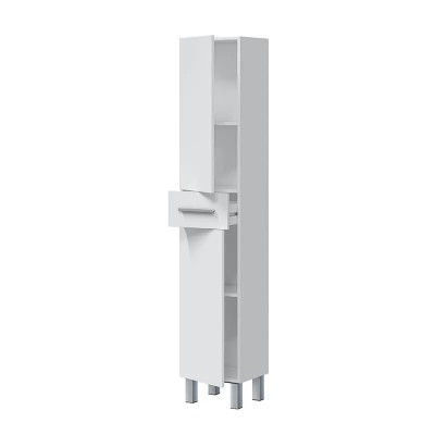 COLUMNA DE BAÑO BLANCO BRILLO 182X35X30.5CM BENOTTI