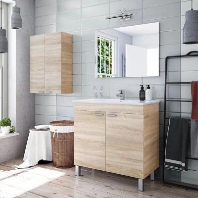 COLUMNA DE BAÑO KONCEPT ROBLE CANADIAN 85X30X25CM BENOTTI