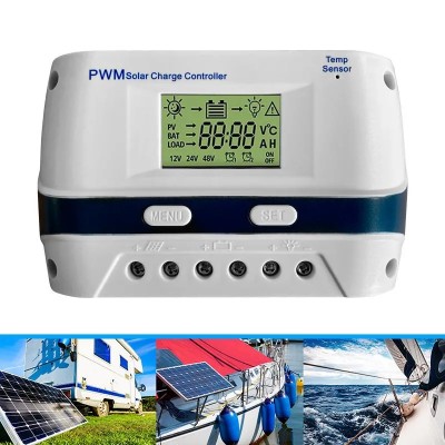 CONTROLADOR DE CARGA SOLAR PWM 12V/24V 30A VOLTEN