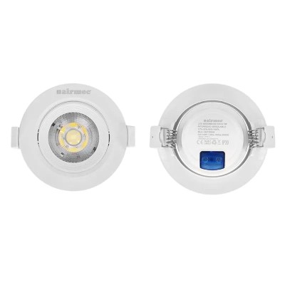 DOWNLIGHT LED 7W REDONDOS LUZ FRÍA REGULABLE PACK 2 PCS AIRMEC