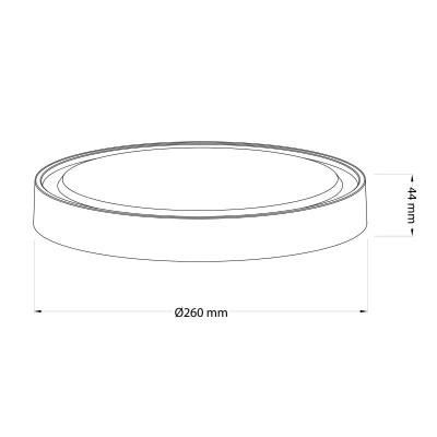 DOWNLIGHT REDONDO 15W SERIE RUBI AIRMEC