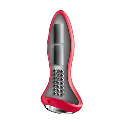 ESTIMULADOR ANAL PLUG 1 CON APP CONNECT ROJO SATISFAYER