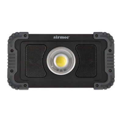 FOCO LED RECARGABLE 20W 1.400 LUMENS LUZ FRÍA CON ALTAVOZ AIRMEC