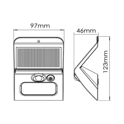 FOCO SOLAR LED 3W AIRMEC