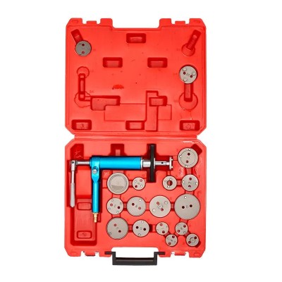 KIT REPOSICIONADOR PARA PISTONES DE FRENO CON PISTOLA 18 PCS FARGO TOOLS