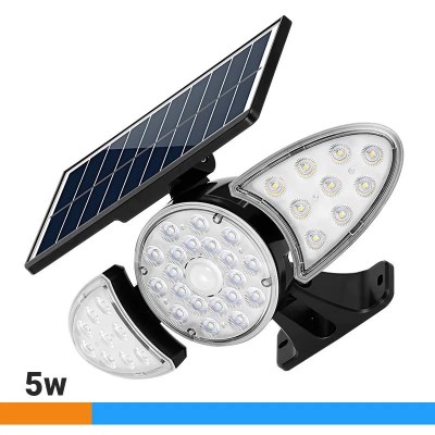 LUZ SOLAR LED DE PARED 300 LUMENS 3 MODOS ILUMINACIÓN AIRMEC