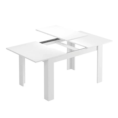 MESA DE COMEDOR EXTENSIBLE 78X140X90CM BLANCO ARTIK MOMI