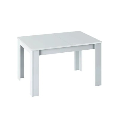 MESA DE COMEDOR EXTENSIBLE 78X140X90CM BLANCO ARTIK MOMI